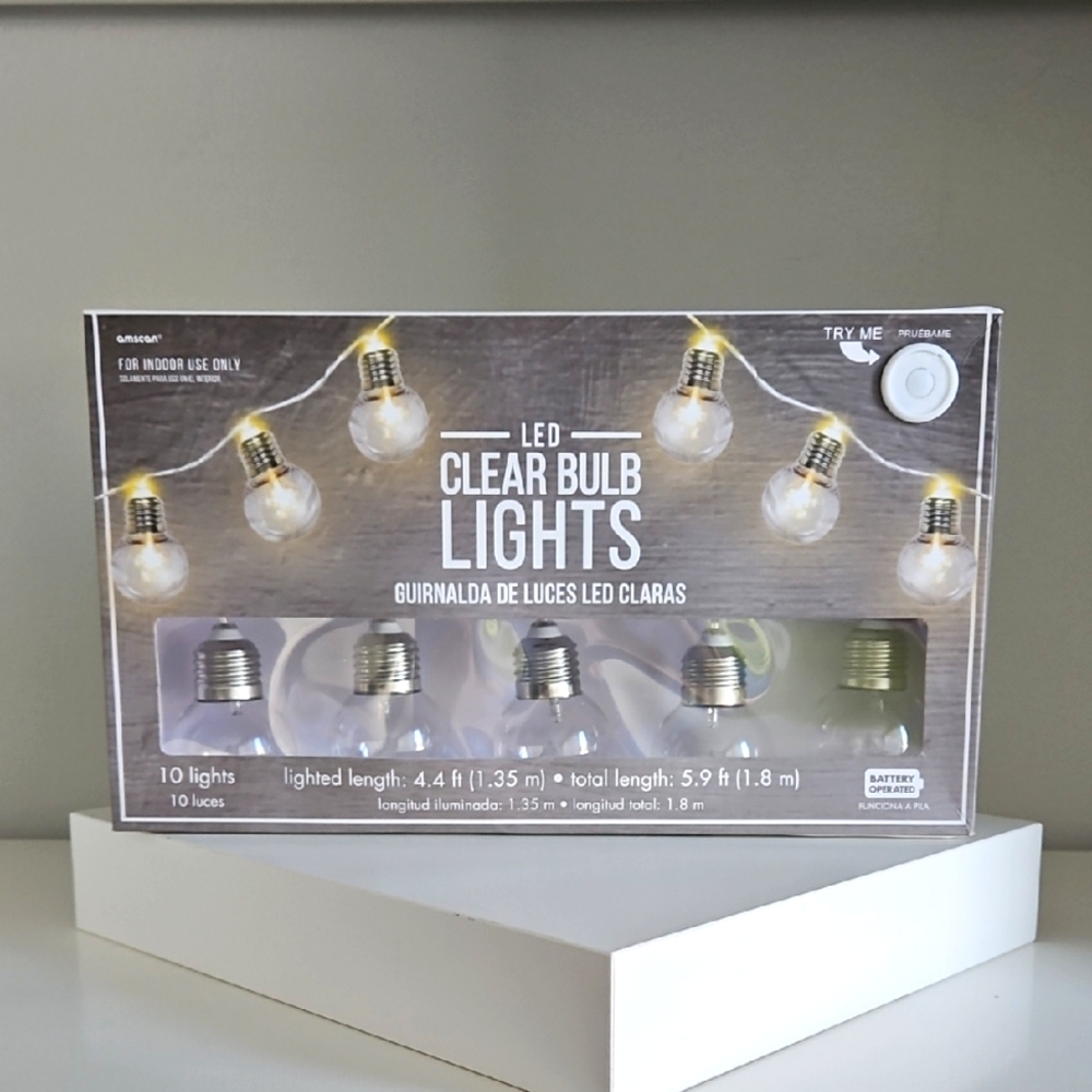 New LED Clear Bulb Lights